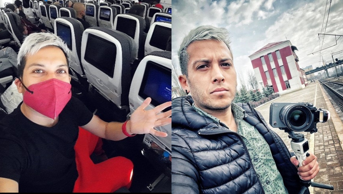 Alex Tienda, el youtuber mexicano, compartió lo que vive en Ucrania tras el ataque ruso