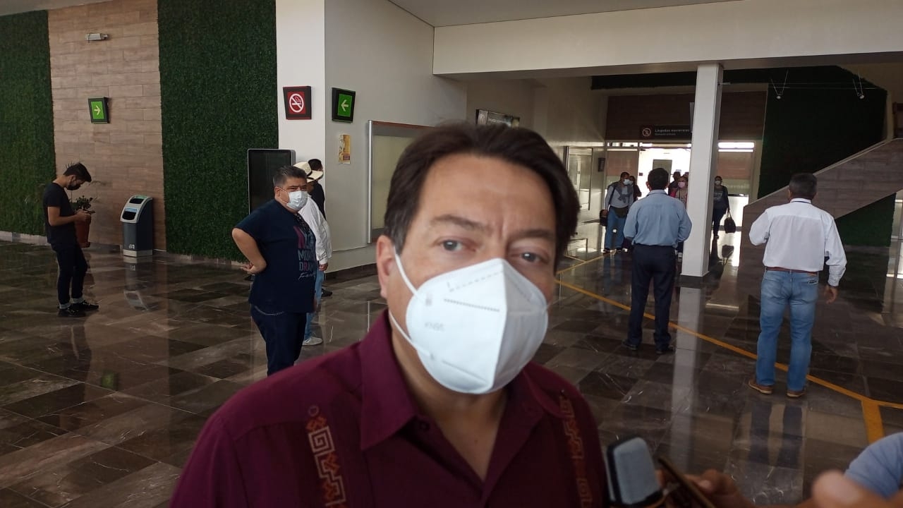 Mario Delgado llega a Campeche; busca promover Revocación de Mandato