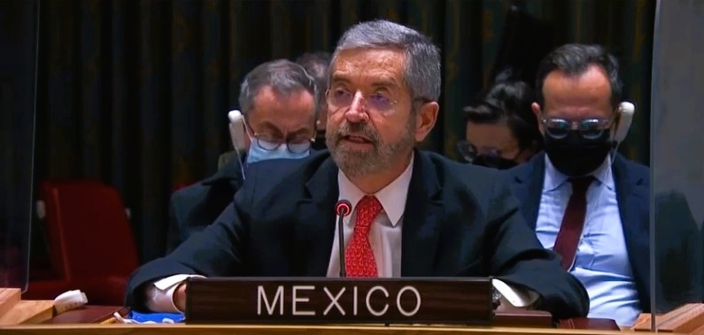 Consejo de Seguridad no cumplió con su objetivo de paz y seguridad internacional, señala Juan Ramón de la Fuente en la ONU