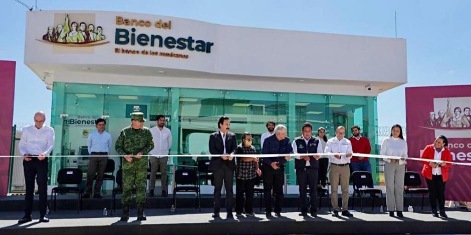 AMLO inaugura sucursales del Banco del Bienestar en Hidalgo