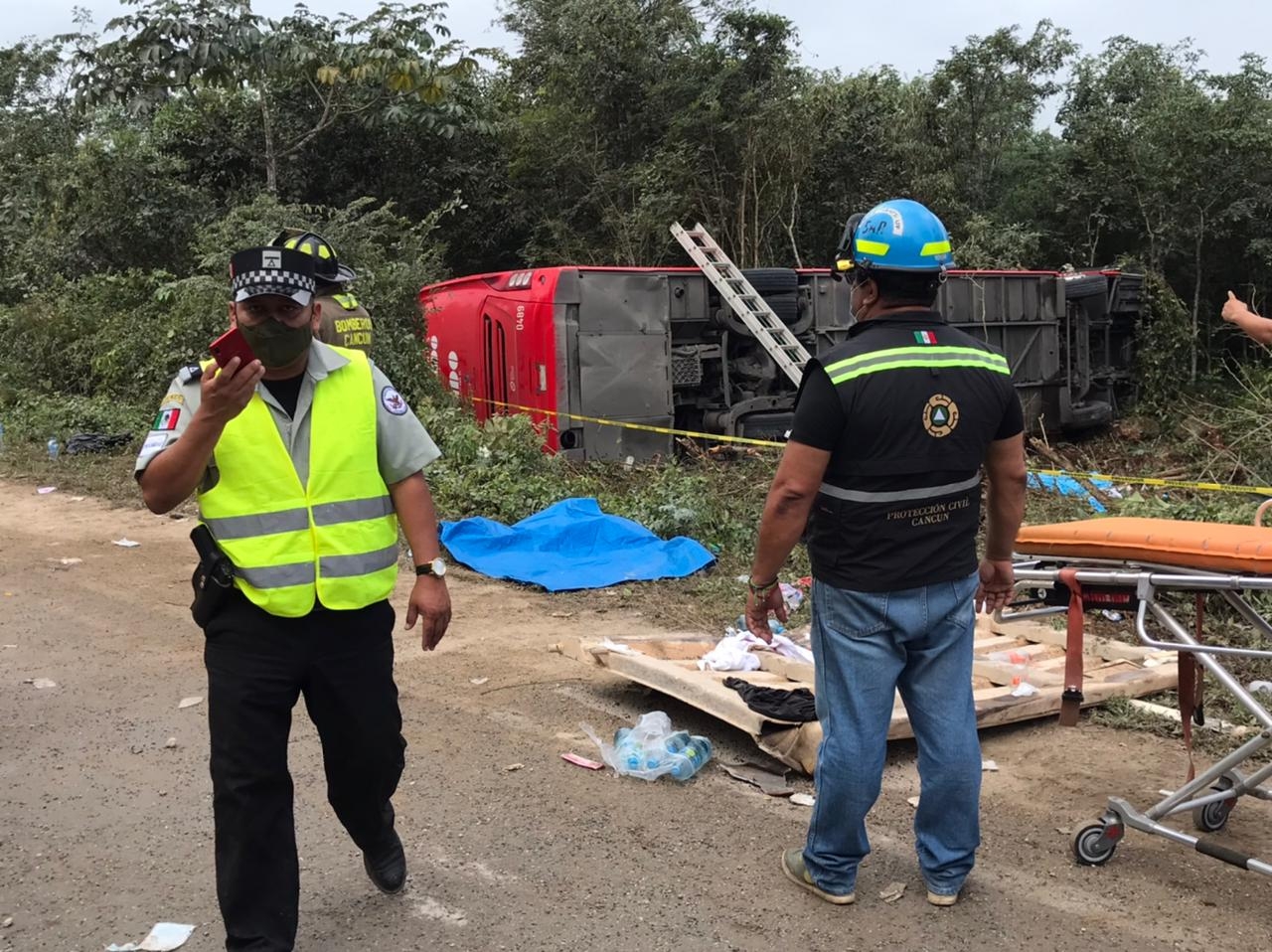 Dos turistas franceses entre los muertos del ADO en la Mérida-Cancún