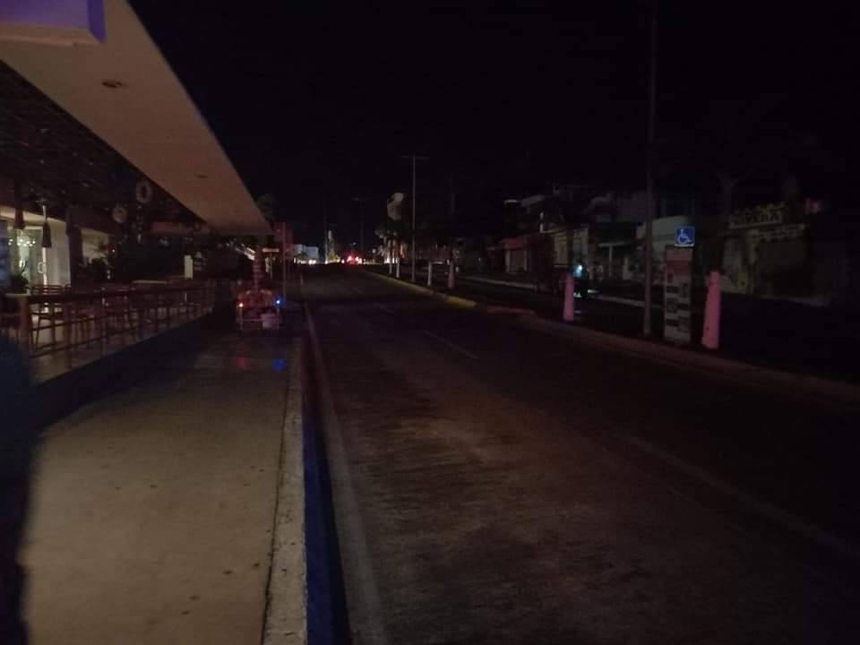 Solo elementos de la Policía Quintana Roo y el Cuerpo de Bomberos desplegaron recorridos en la ciudad