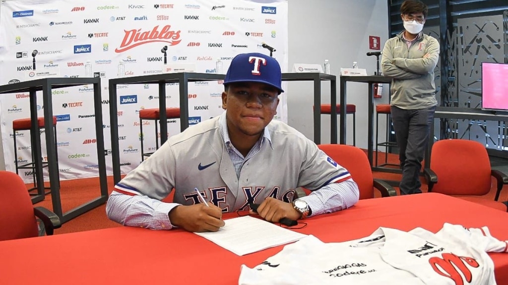 Jordy Arias quien se inició en el beisbol a los cinco años de edad