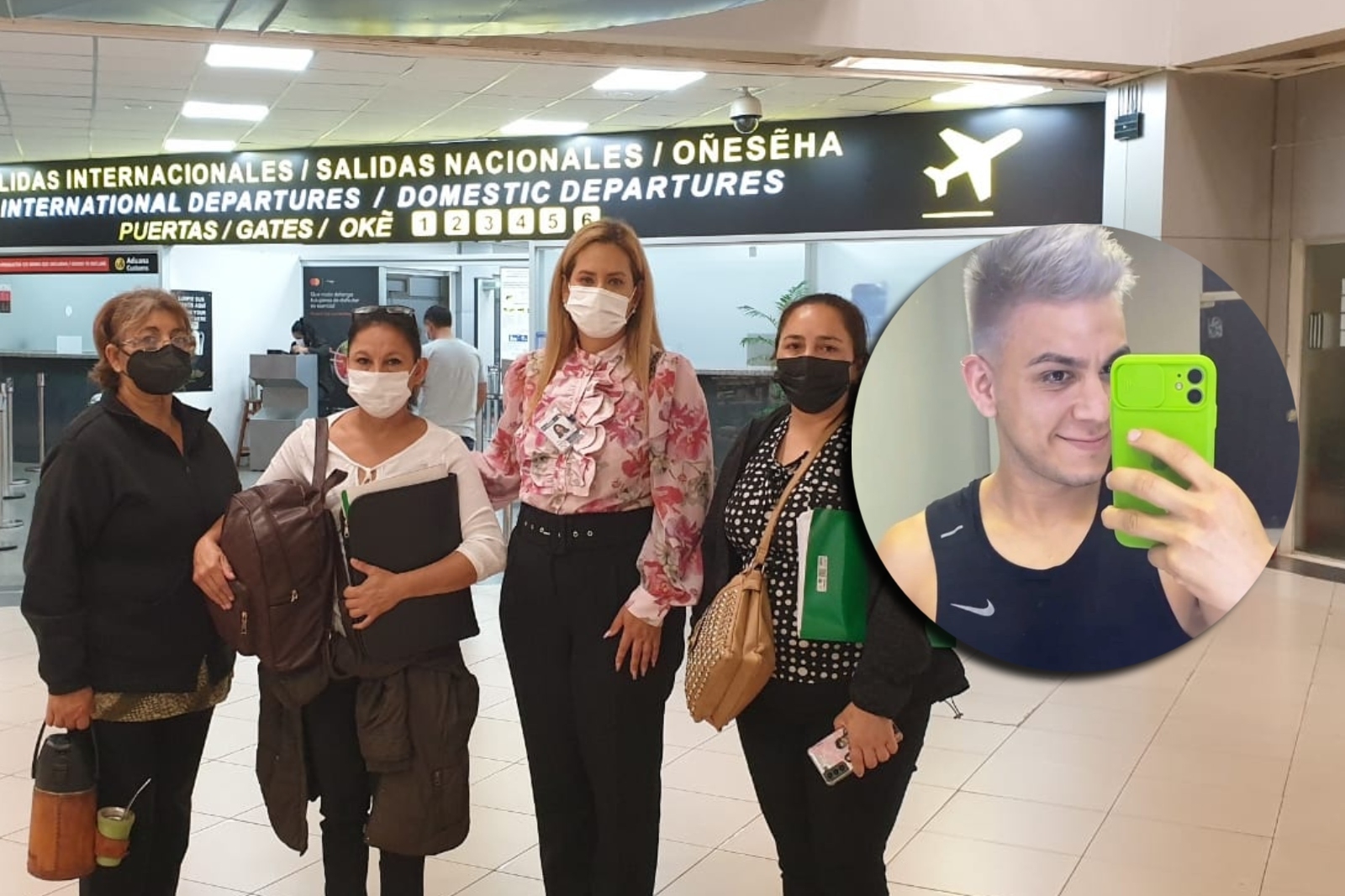 Mamá del paraguayo desaparecido viaja rumbo a Cancún