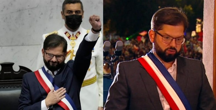 Un suspiro vuelve viral a Gabriel Boric el día que llegó a la Presidencia de Chile