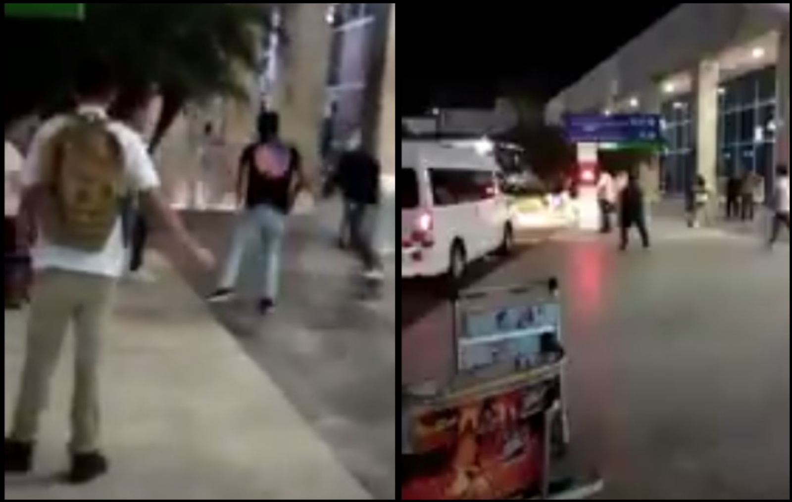 Taxistas arman zafarrancho en el aeropuerto de Cancún; se peleaban el pasaje: VIDEO