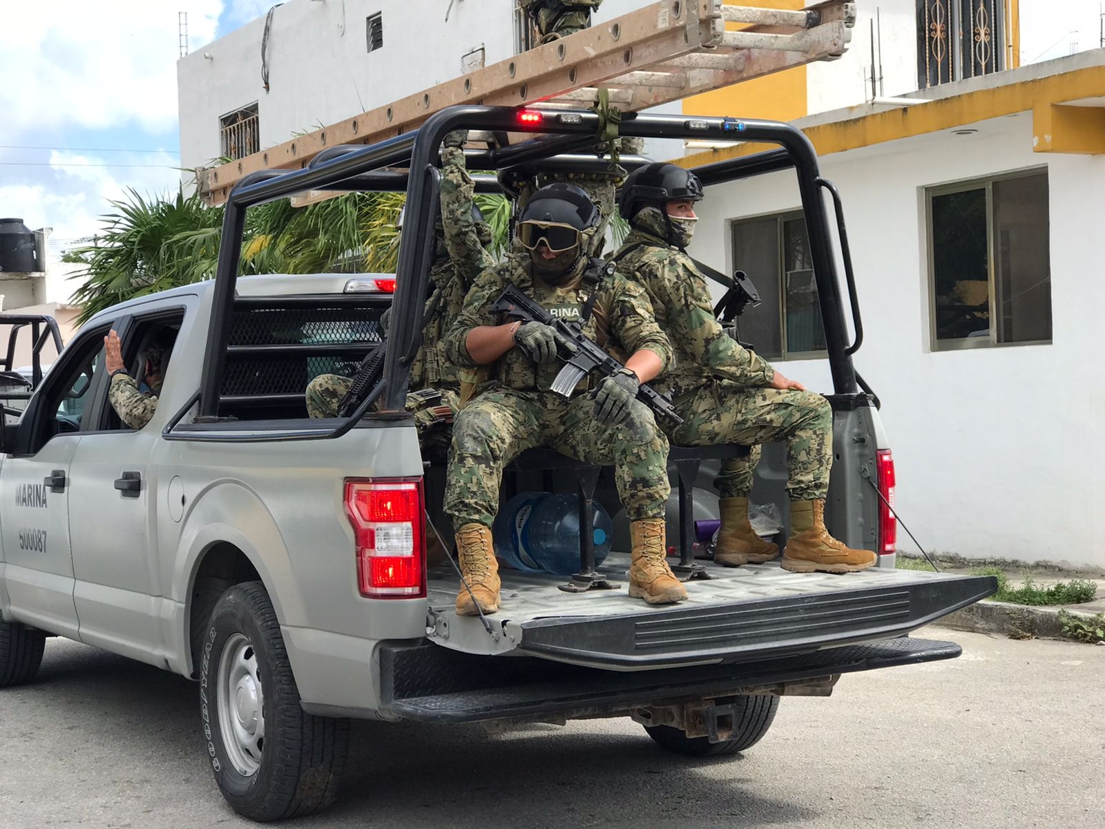 En el operativo de rescate participaron elementos de la Guardia Nacional, Sedena y Ejército