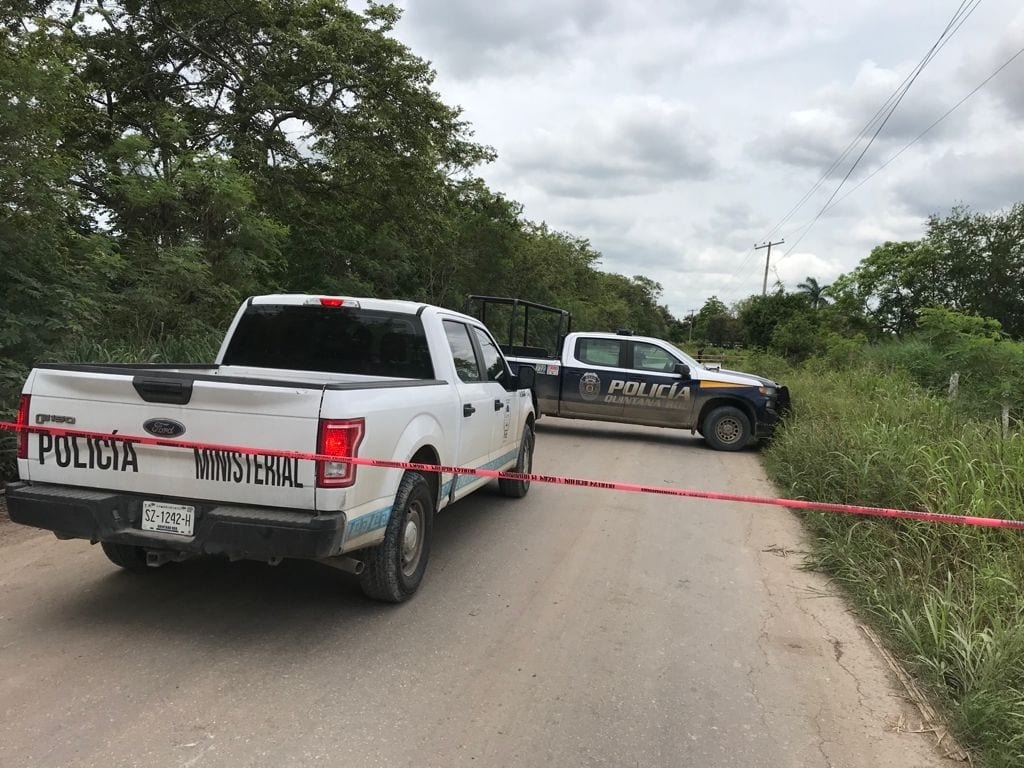 Hallan tres cadáveres embolsados en Bacalar; podrían ser los hombres desaparecidos