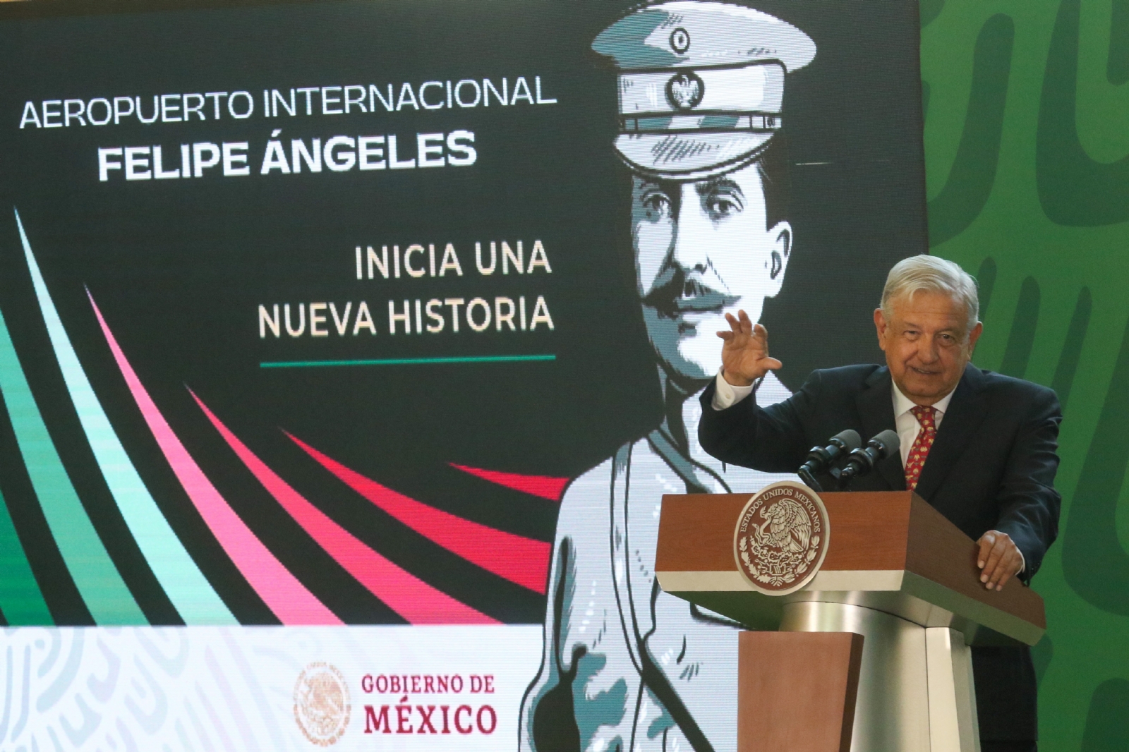 El presidente Andrés Manuel López Obrador inaugurará el Aeropuerto Internacional Felipe Ángeles