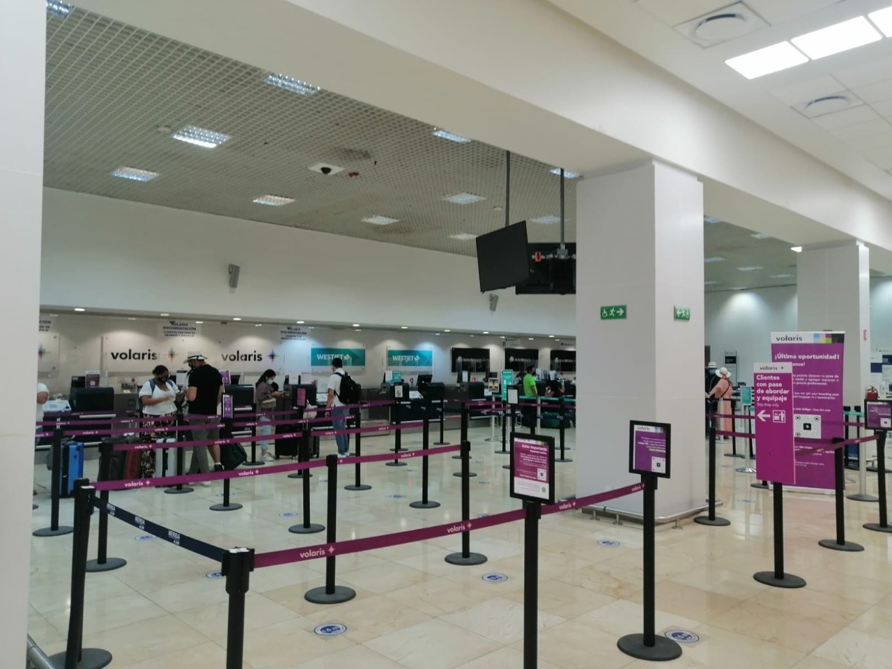 El Aeropuerto Internacional de Mérida se prepara para la llegada de un vuelo desde el AIFA
