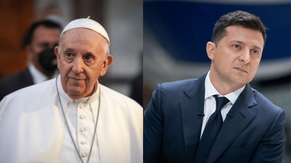 Volodimir Zelenski propone al Papa Francisco mediar con Kremlin para el fin de la guerra