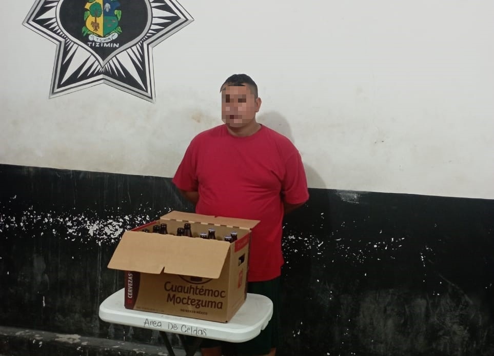 Mujer denuncia a su esposo por vender alcohol clandestino en Tizimín