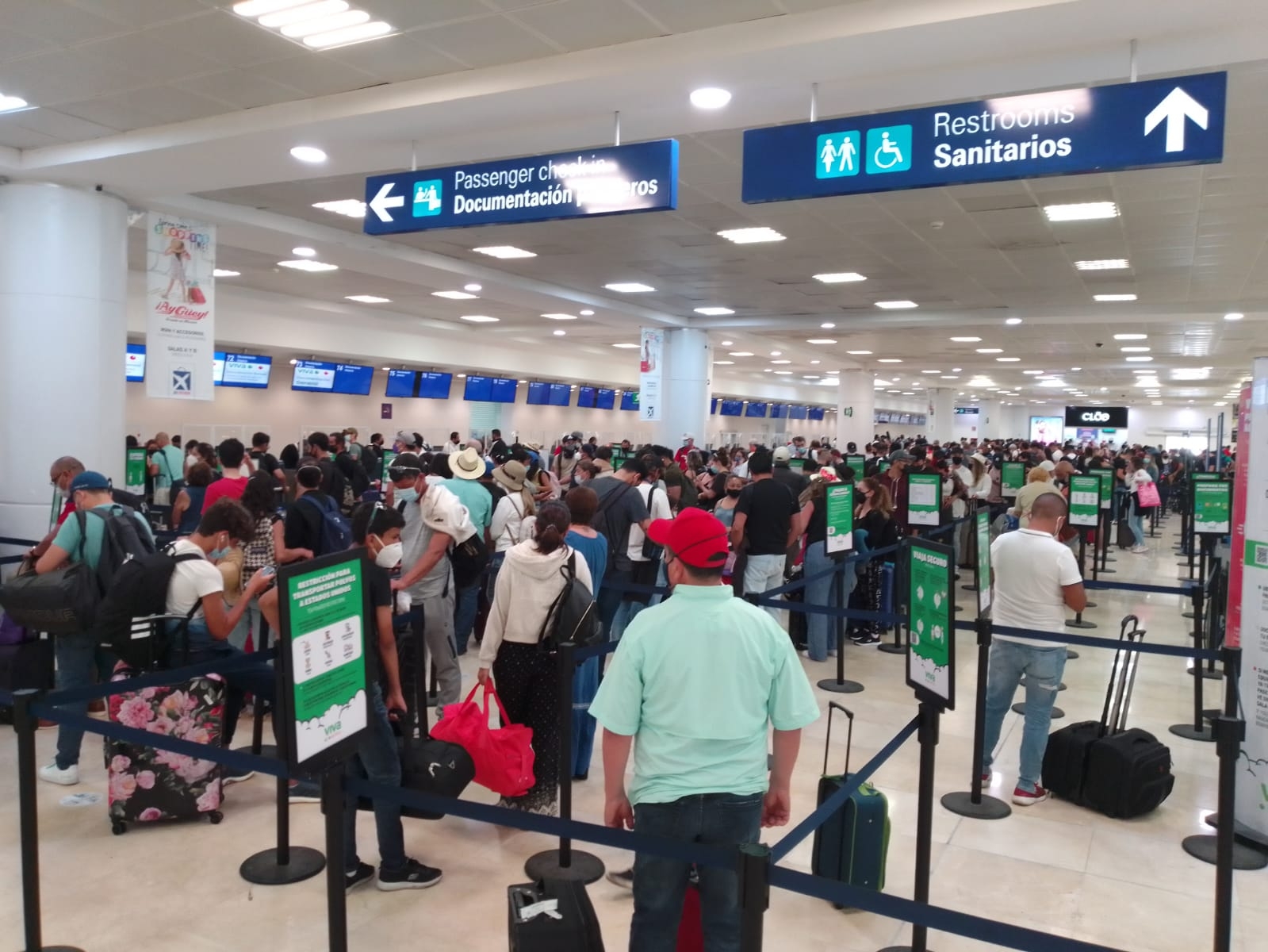Problemas de operatividad causan atrasos en cinco vuelos en Cancún: VIDEO
