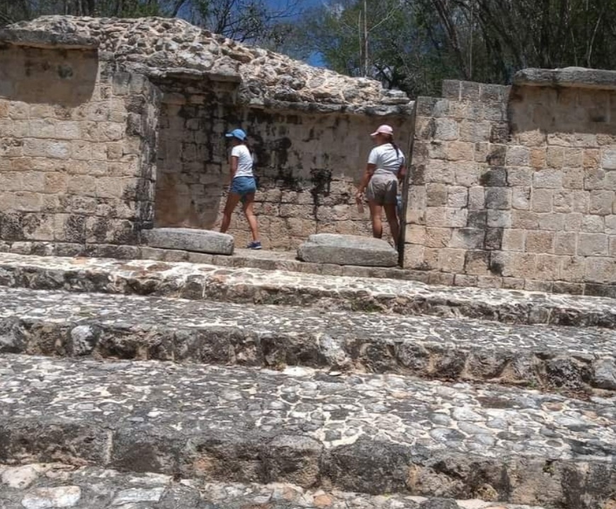 Con el cierre por la contingencia sanitaria, muchas personas se quedaron sin apreciar la arquitectura maya de la zona