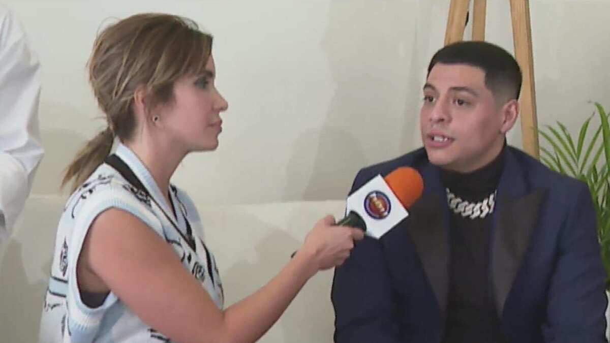Andrea sufrió bullying durante la entrevista con Grupo Firme. Foto: Captura de pantalla