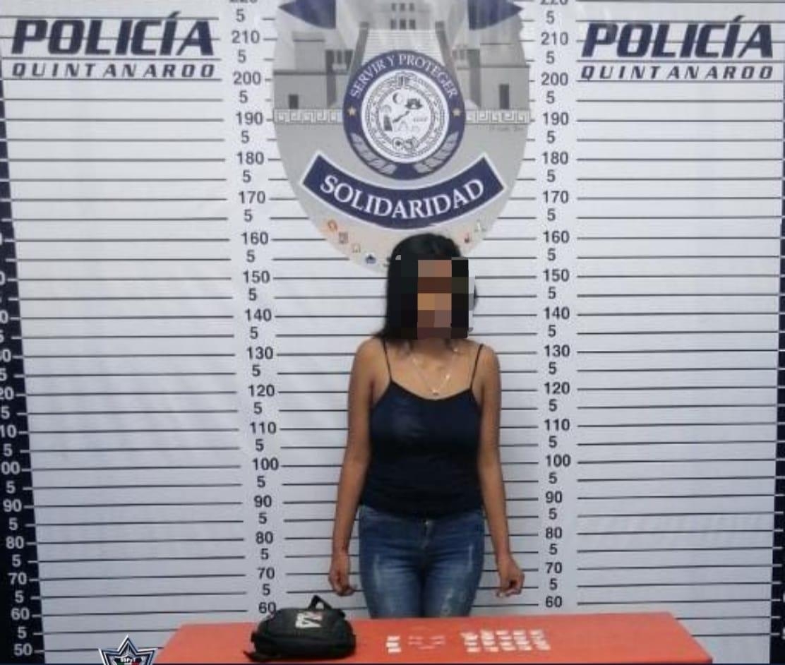 Detienen a una menor de 17 años con droga en Playa del Carmen