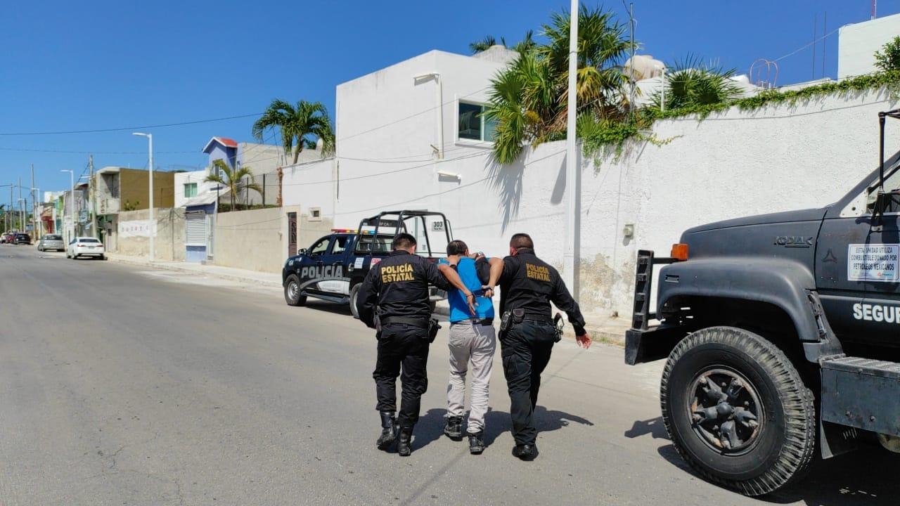 Detienen a hombre tras intentar atropellar a un policía en Campeche