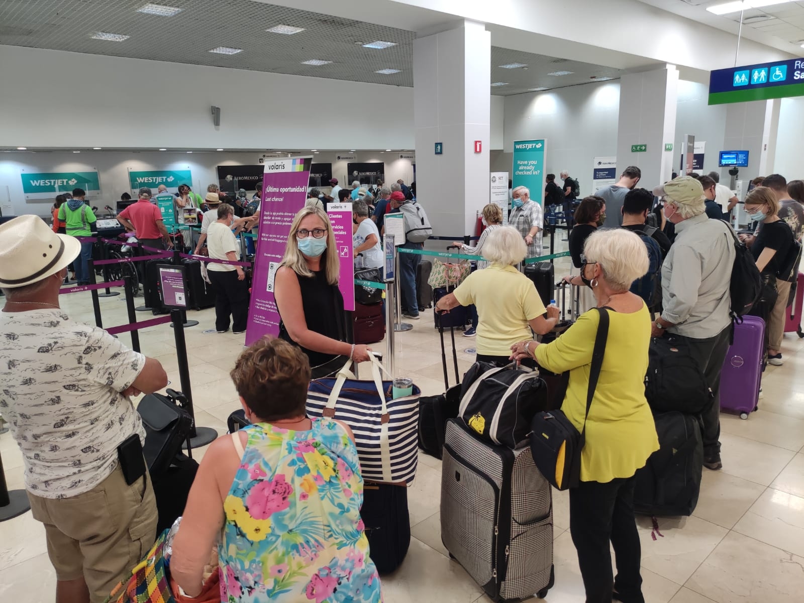 Aeroméxico y United fueron las aerolíneas que tuvieron las primeras salidas del aeropuerto de Mérida este miércoles