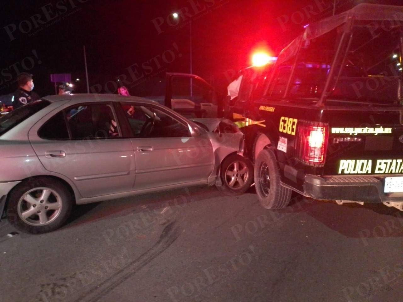 Dos accidentes en el mismo punto de la carretera Mérida-Progreso dejan 4 lesionados