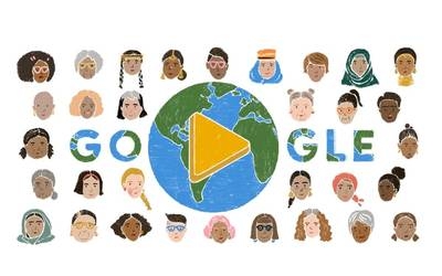 Hoy es el Día Internacional de la Mujer y Google decidió homenajearlas con un doodle que muestra a distintas mujeres en su día a día