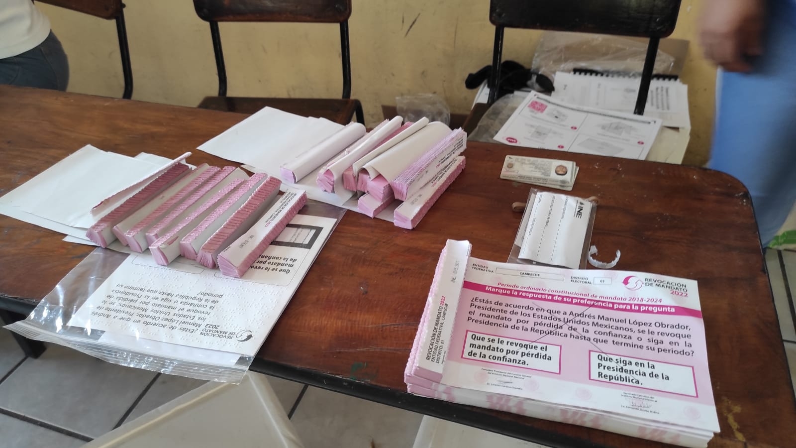 Comienza el recuento de votos por la Revocación de Mandato en Campeche: EN VIVO