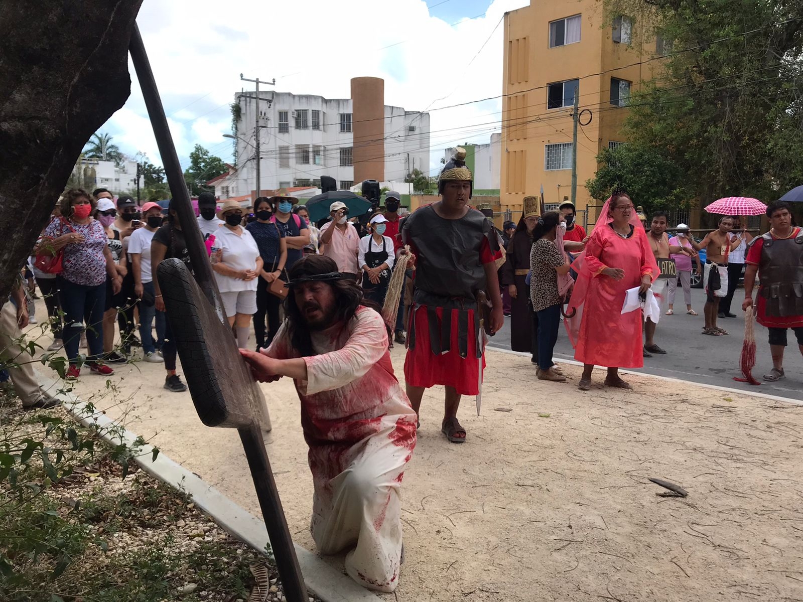 Viacrucis en Cancún: Sigue en vivo la representación de la Crucifixión de Cristo