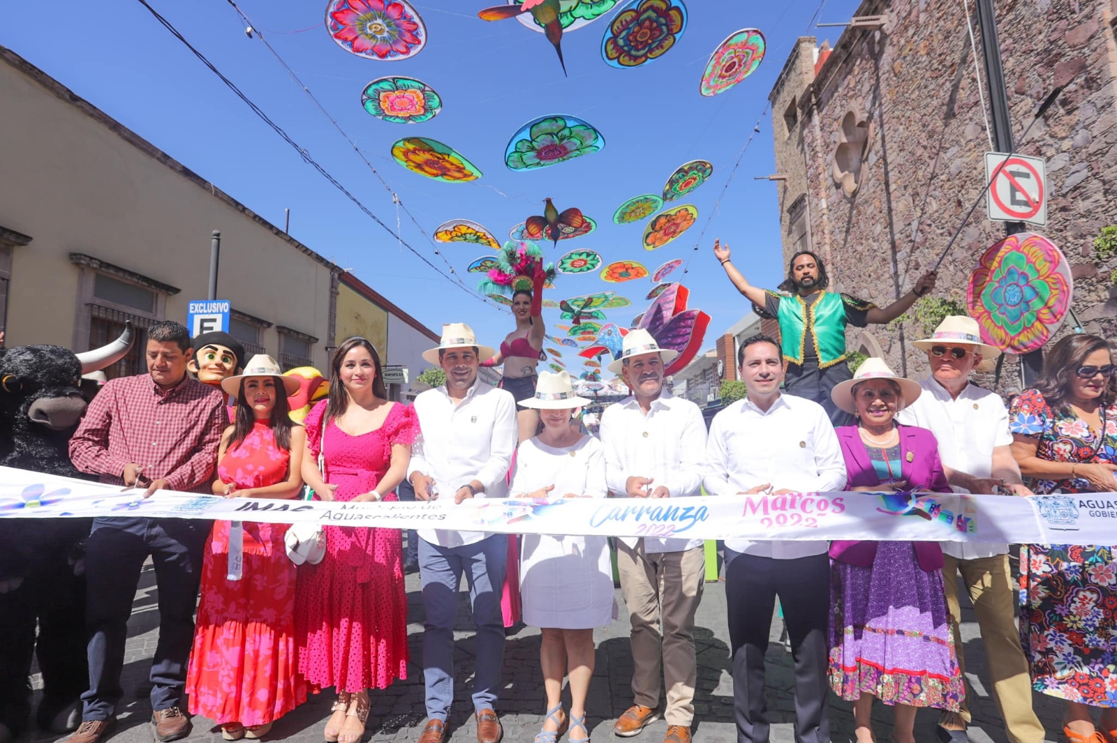 Mauricio Vila participa en la inauguración del Corredor Carranza en Aguascalientes