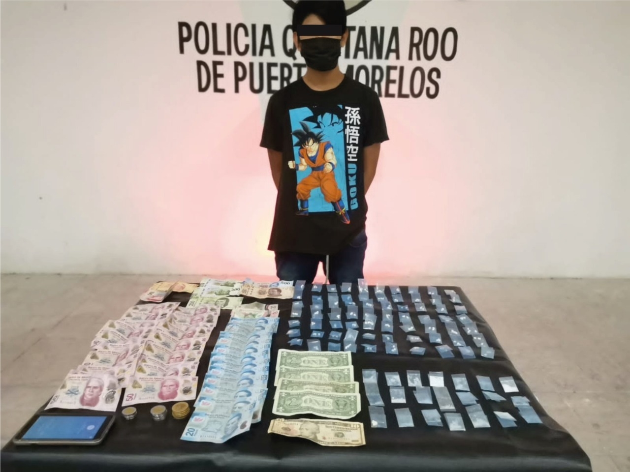 Detienen a menor de edad por narcomenudeo en Puerto Morelos
