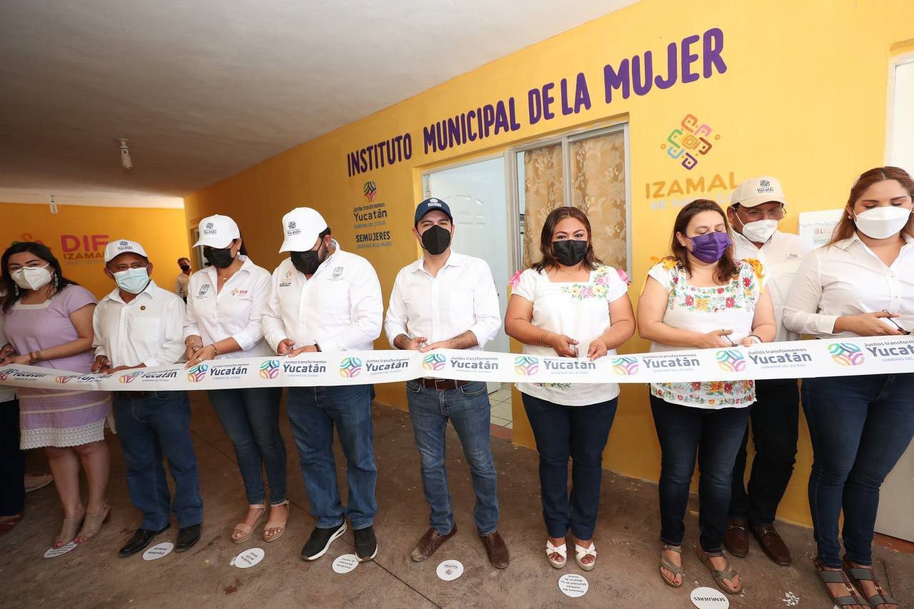Mauricio Vila inaugura nuevo Instituto Municipal de la Mujer en Izamal