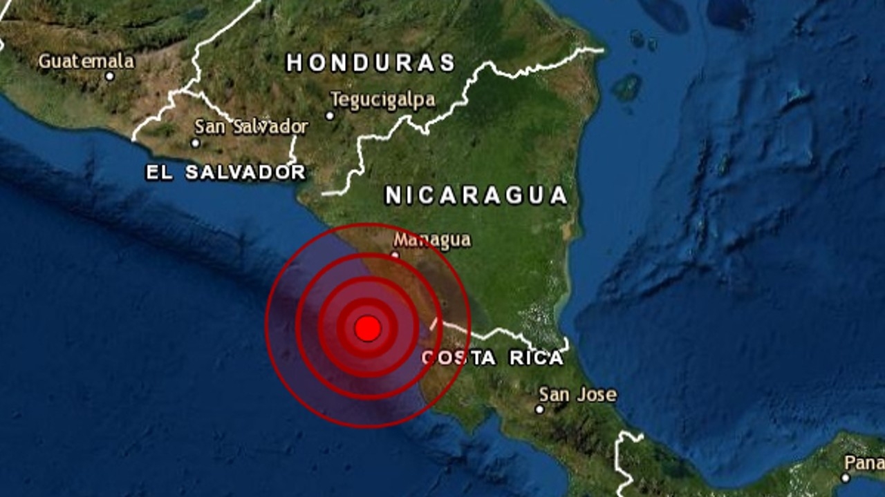 Hasta el momento no existe riesgo de tsunami según los datos ofrecidos por las autoridades nicaragüenses