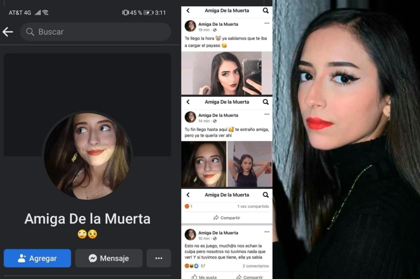 Debanhi Escobar: 'Amiga de la muerta', cuenta de Facebook causa indignación por el nombre de usuario