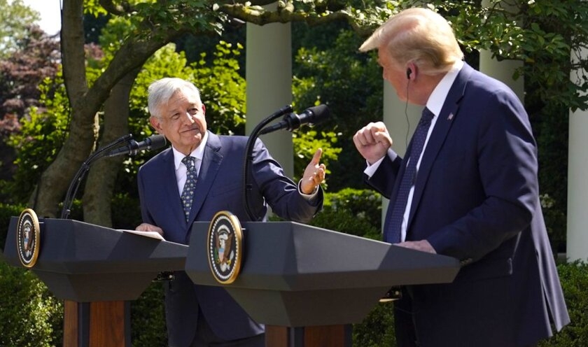 Andrés Manuel López Obrador sostuvo una buena relación de trabajo con Donald Trump mientras él fue presidente de Estados Unidos