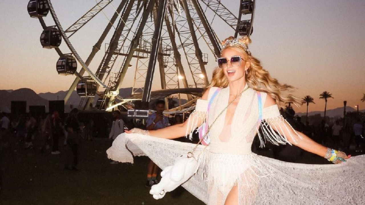 Guardaespaldas de Paris Hilton se hace viral en TikTok  tras perseguirla en Coachella
