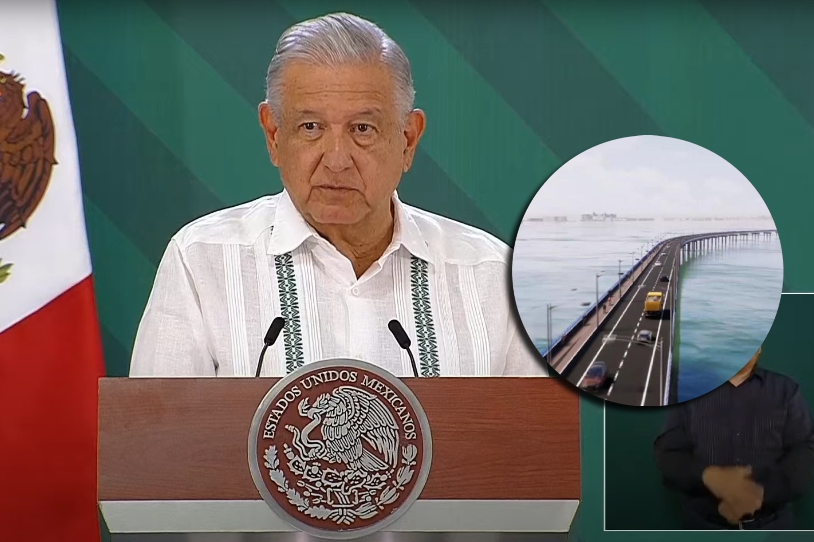 Se abrió la licitación para el Puente Vehicular Nichupté en Cancún: AMLO