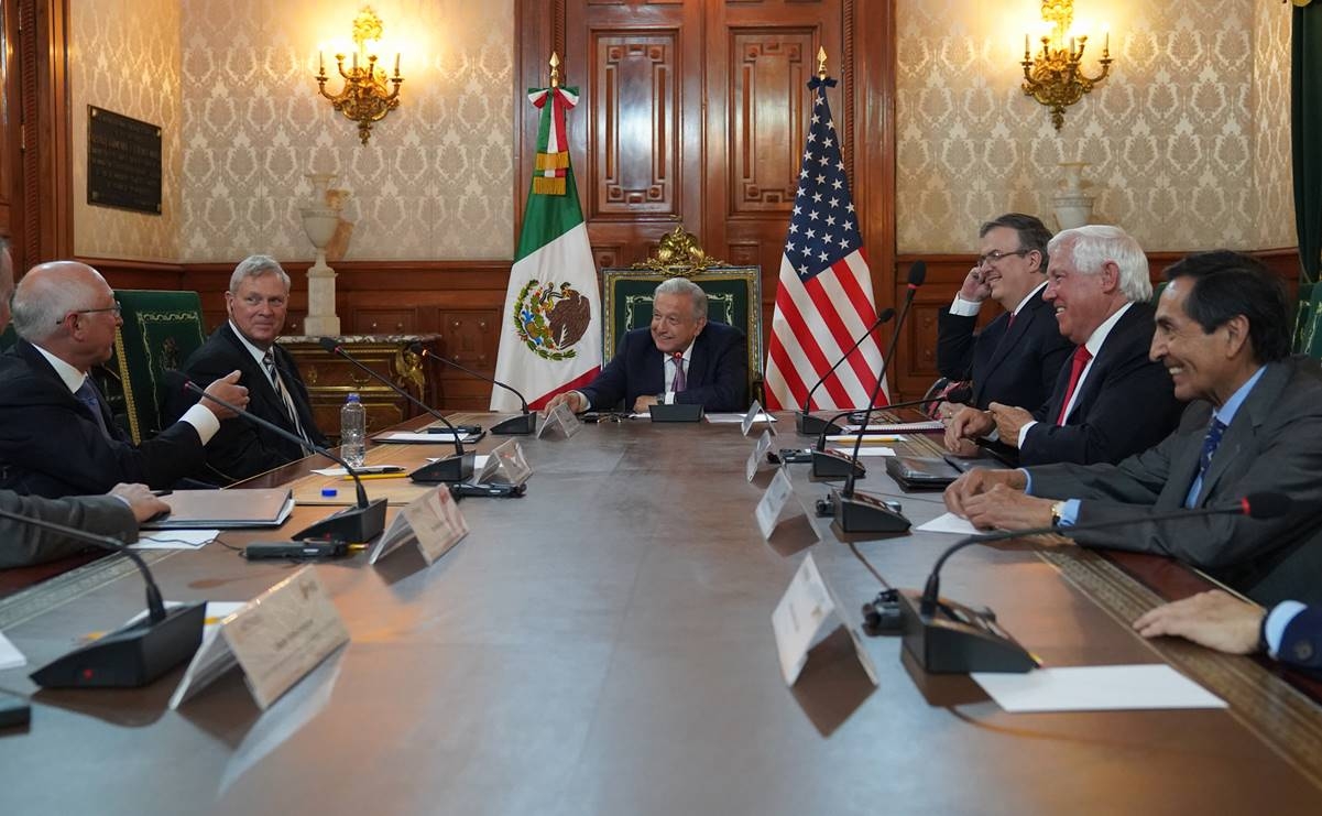 AMLO se reúne con secretario de Agricultura de Estados Unidos en Palacio Nacional
