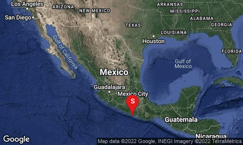 SSN reporta sismo de magnitud 5.0 al Sureste de las costas de Guerrero