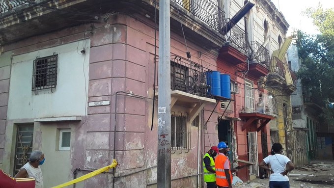 Cuba: Explota una vivienda por gas acumulado cerca del Hotel Saratoga