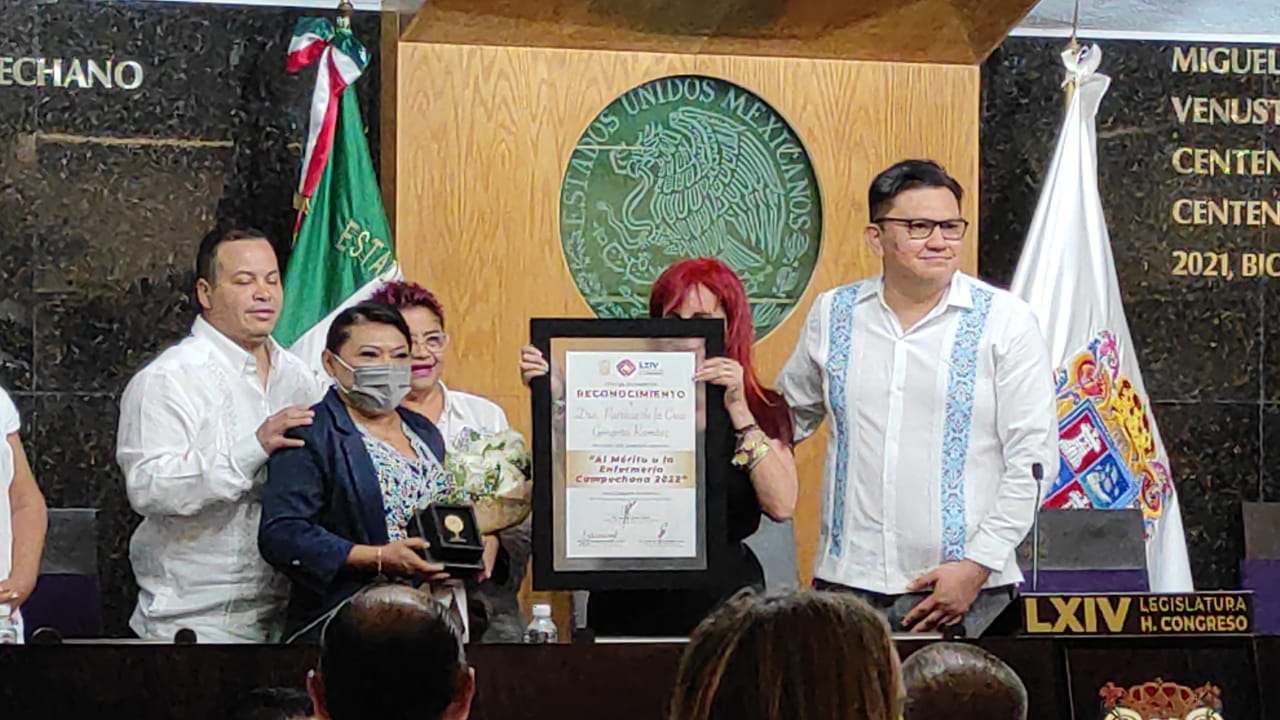 Congreso de Campeche entrega "Premio al Mérito a la Enfermería Campechana 2022"