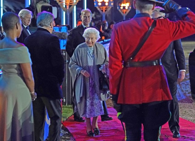 La reina Isabel II apareció en un evento público en el palacio de Windsor
