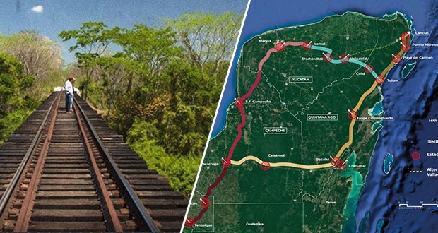 El Tren Maya recorrerá los cinco estados de la región Sureste de México