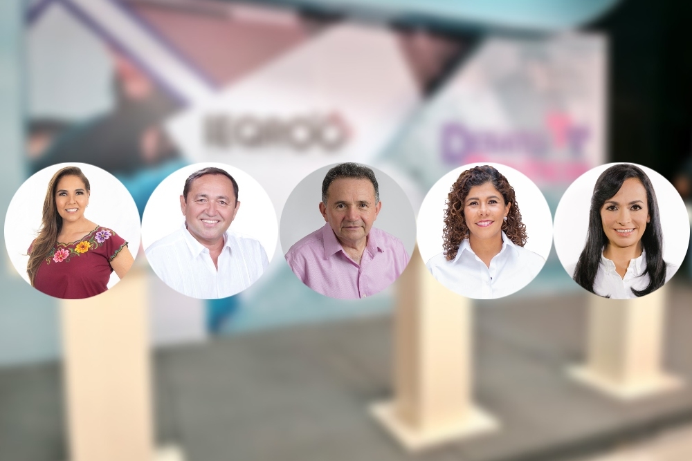El debate político entre las y los candidatos a la gubernatura de Quintana Roo se lleva a cabo en la capital de la Entidad de la Península de Yucatán