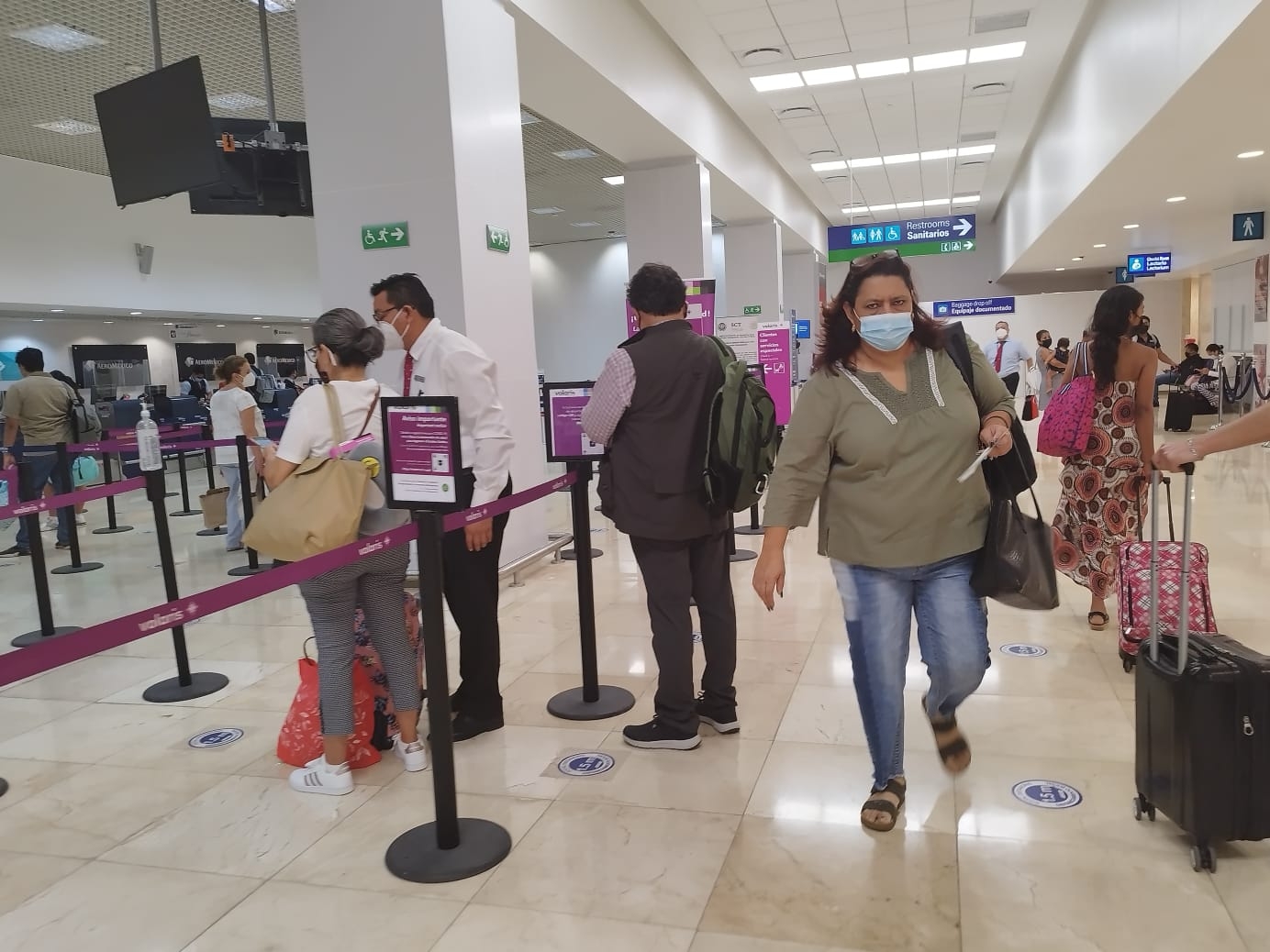 El primer vuelo en despegar del aeropuerto de Mérida fue de Aeroméxico a la Ciudad de México