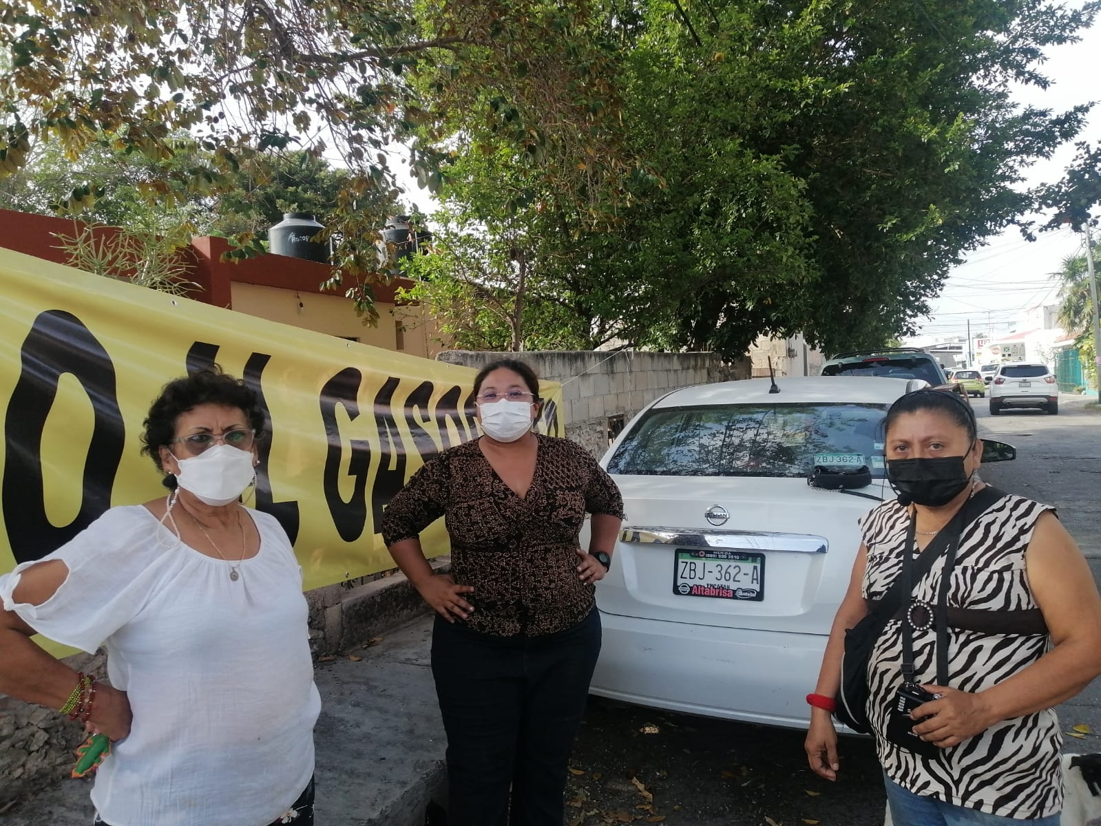 Vecinos de San Damián, en Mérida, bloquean calle en protesta contra los gasoductos de Engie: VIDEO