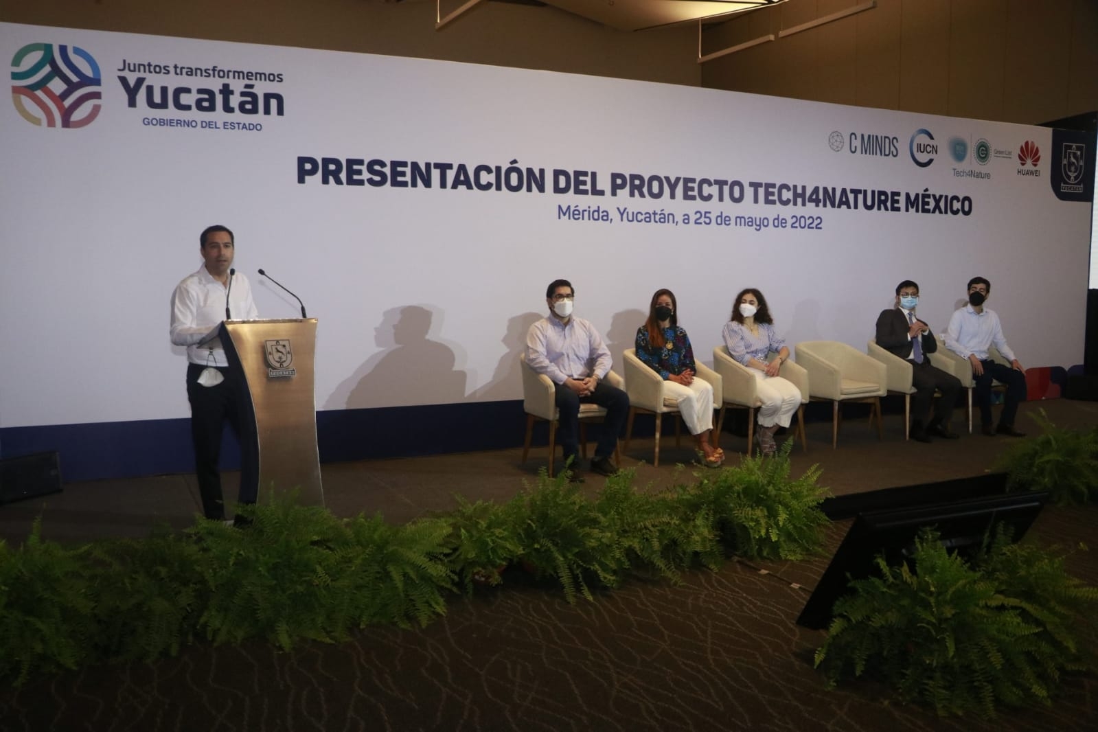 Mauricio Vila presenta nuevo proyecto en la reserva de Dzilam de Bravo, Yucatán
