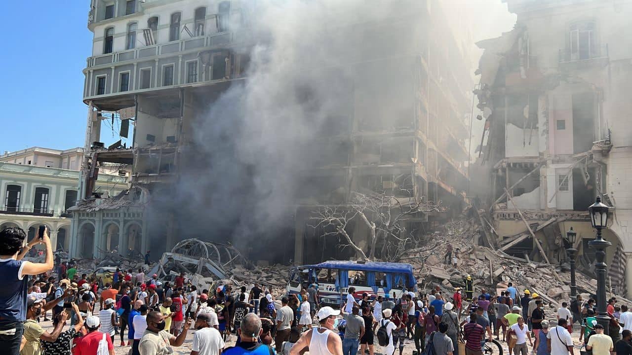 Se registra explosión en hotel de La Habana, Cuba: VIDEO