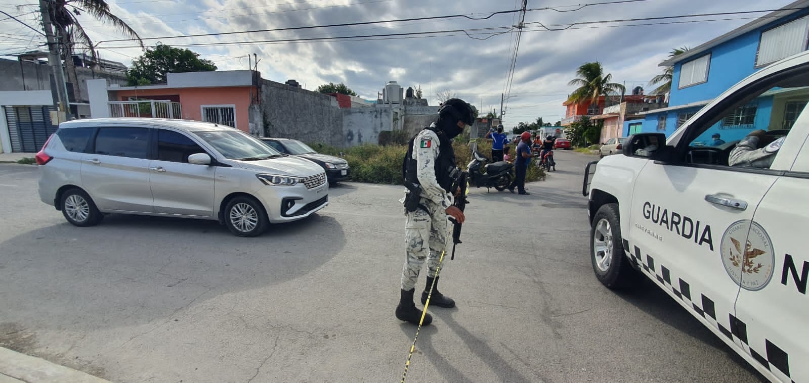 Reporte por disparos moviliza a la Guardia Nacional a tres colonias de Cozumel