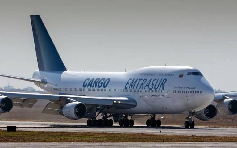 Argentina retiene avión con tripulantes iraníes que salió de Querétaro