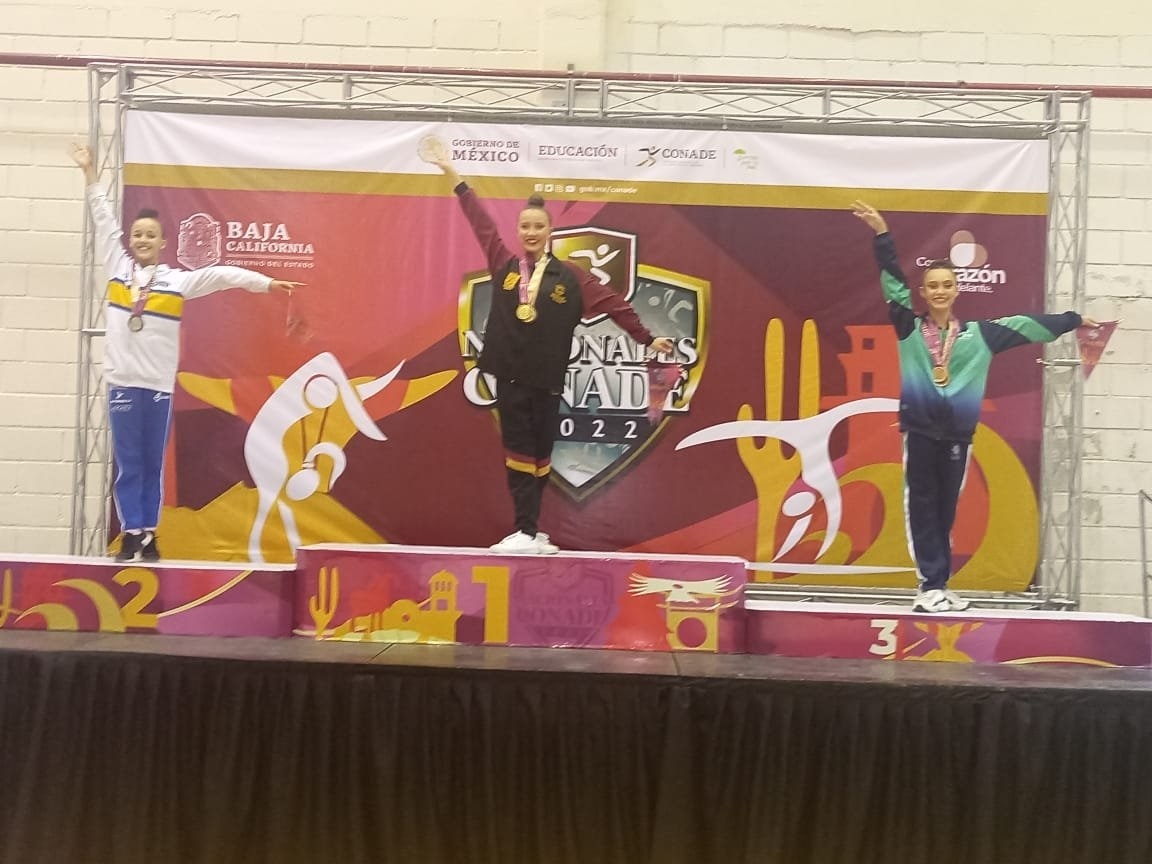 Juegos Nacionales Conade 2022: Valentina Moya, la campechana gana su tercera presea de oro