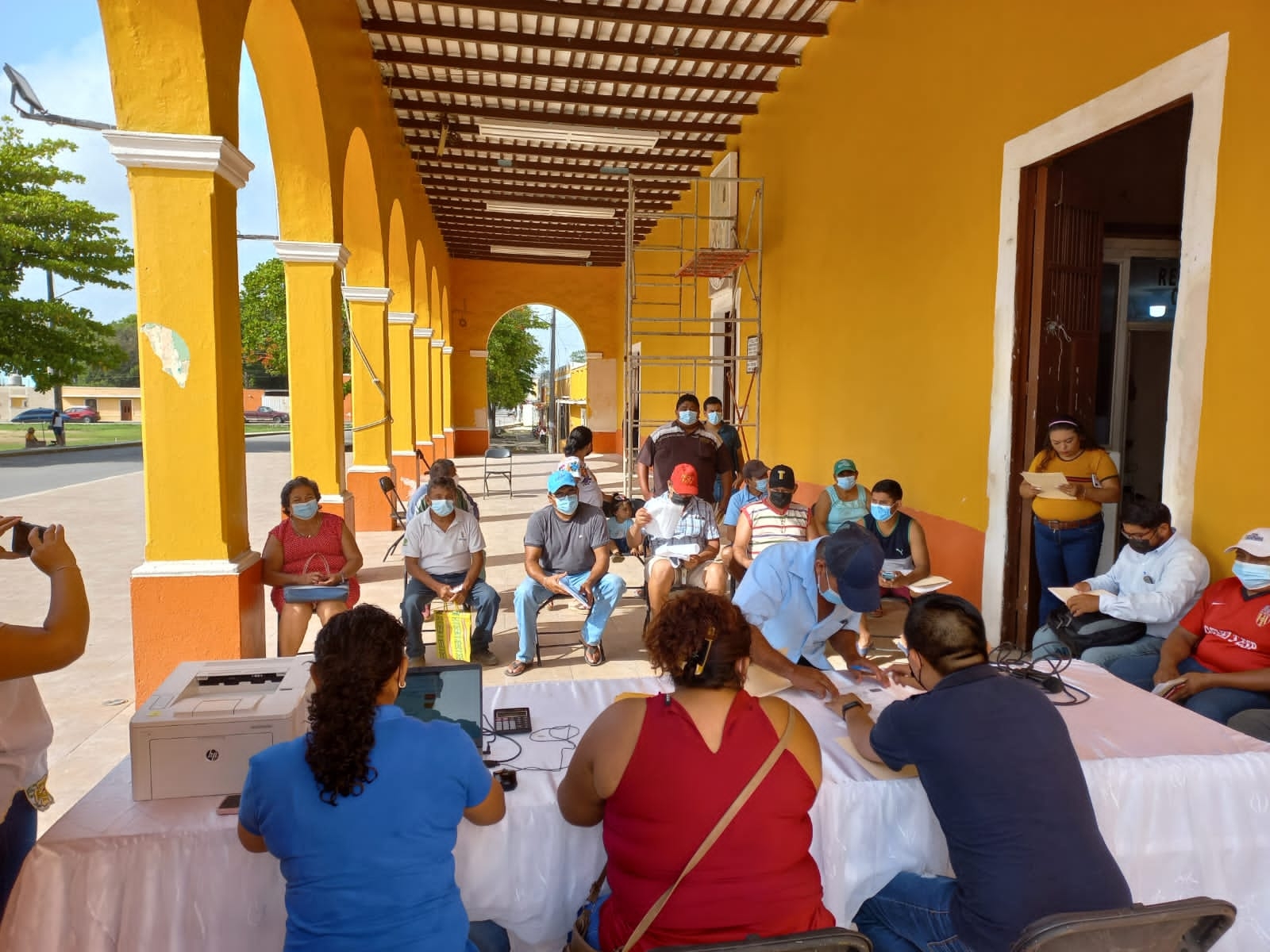 Productores de Chocholá se inscriben al programa Peso a Peso del gobierno de Yucatán