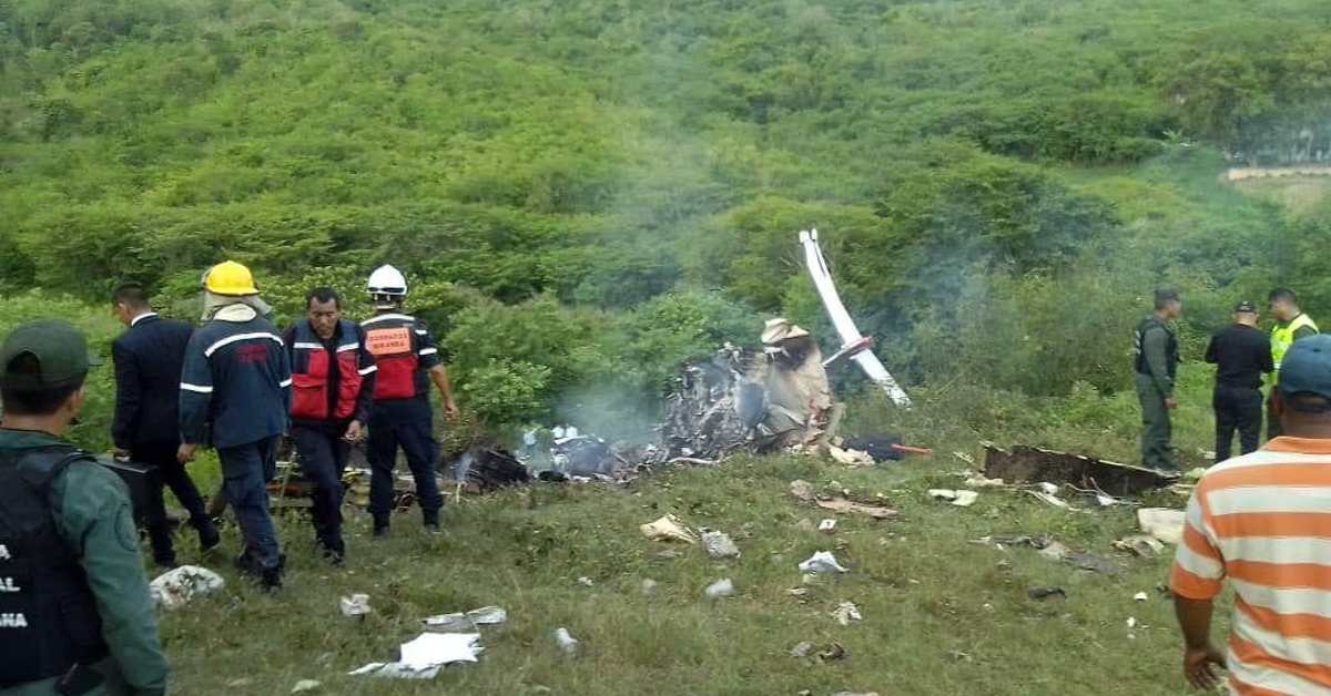 Una avioneta Learjet 55 se estrelló en la población de Charallave, en el estado Miranda